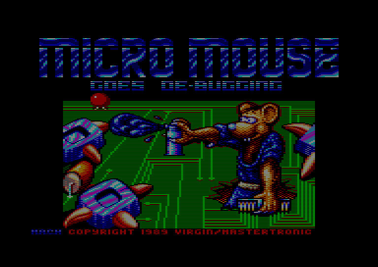 Pantallazo de Micro Mouse goes Debugging para Amstrad CPC