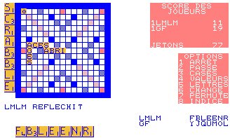 Pantallazo de Micro Scrabble para Amstrad CPC