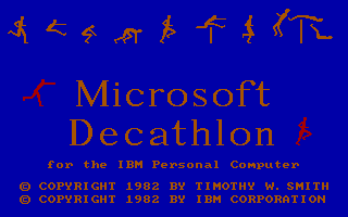 Pantallazo de Microsoft Decathlon para PC