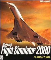 Caratula de Microsoft Flight Simulator 2000 para PC