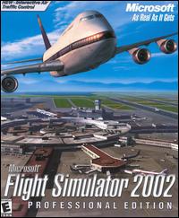 Caratula de Microsoft Flight Simulator 2002 Professional Edition para PC