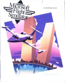 Caratula de Microsoft Flight Simulator 3.0 para PC