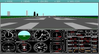 Pantallazo de Microsoft Flight Simulator 3.0 para PC