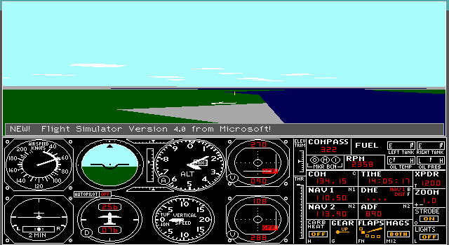Pantallazo de Microsoft Flight Simulator 4.0 para PC