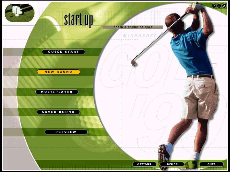 Pantallazo de Microsoft Golf 1999 Edition para PC