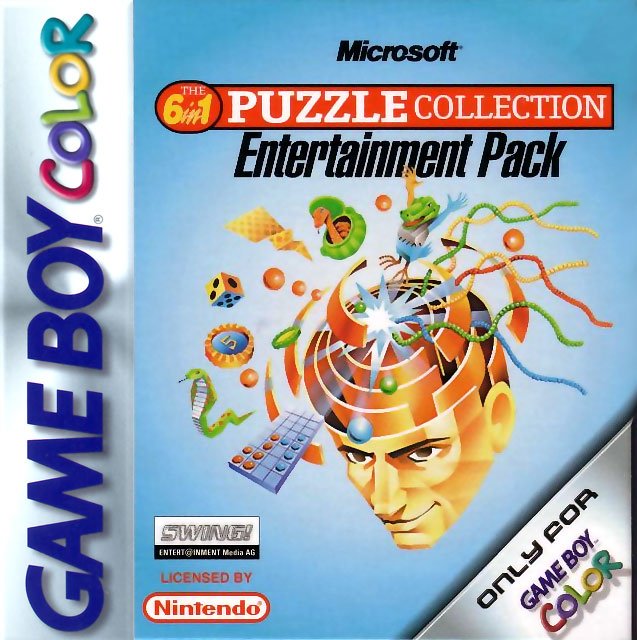 Caratula de Microsoft Puzzle Collection Entertainment Pack para Game Boy Color