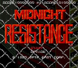 Pantallazo de Midnight Resistance para Sega Megadrive