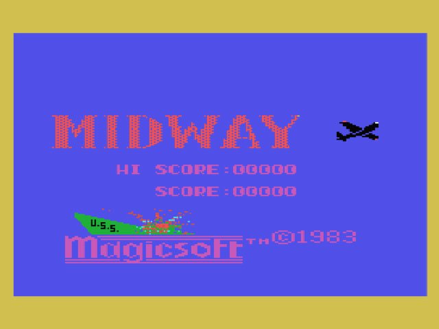 Pantallazo de Midway para MSX