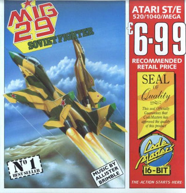 Caratula de Mig-29 Soviet Fighter para Atari ST
