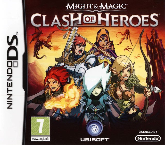 Caratula de Might and Magic: Clash of Heroes para Nintendo DS