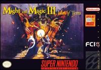Caratula de Might and Magic III: Isles of Terra para Super Nintendo