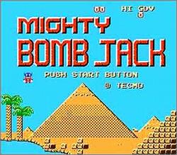 Pantallazo de Mighty Bomb Jack para Nintendo (NES)
