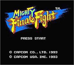 Pantallazo de Mighty Final Fight para Nintendo (NES)