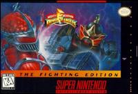 Caratula de Mighty Morphin Power Rangers: The Fighting Edition para Super Nintendo