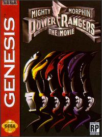 Caratula de Mighty Morphin Power Rangers: The Movie para Sega Megadrive