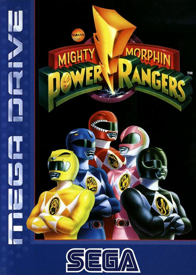 Caratula de Mighty Morphin Power Rangers para Sega Megadrive