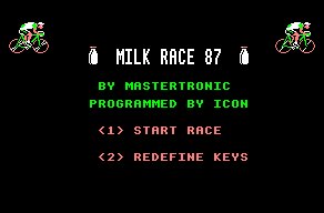 Pantallazo de Milk Race 87 para Amstrad CPC