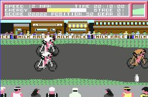 Pantallazo de Milk Race para Commodore 64