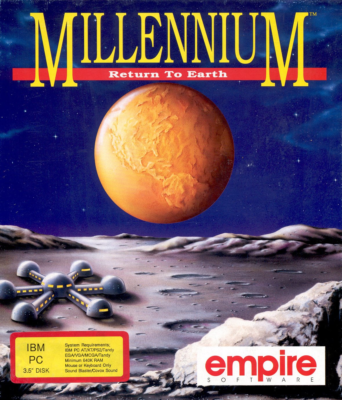 Caratula de Millennium: The Return to Earth para PC