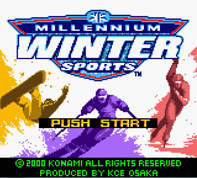 Pantallazo de Millennium Winter Sports para Game Boy Color