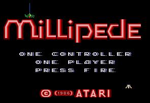 Pantallazo de Millipede para Atari ST