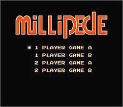 Pantallazo de Millipede para Nintendo (NES)