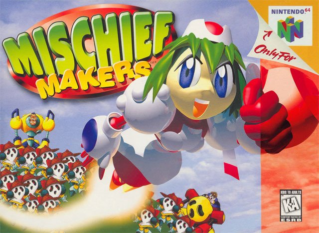 Caratula de Mischief Makers para Nintendo 64
