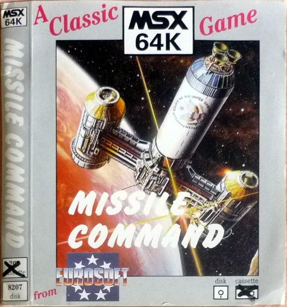 Caratula de Missile Command para MSX