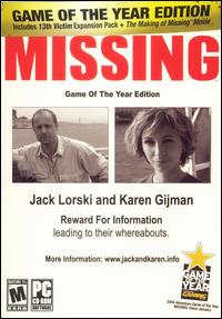 Caratula de Missing: Game of the Year Edition para PC