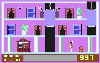 Pantallazo de Mission    Elevator para Commodore 64