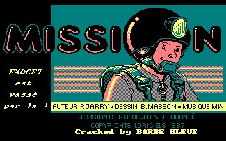 Pantallazo de Mission Loriciel para Amstrad CPC