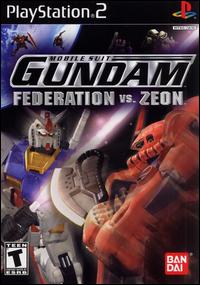 Caratula de Mobile Suit Gundam: Federation vs. Zeon para PlayStation 2