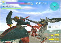 Pantallazo de Mobile Suit Gundam: Gundam vs. Zeta Gundam para PlayStation 2