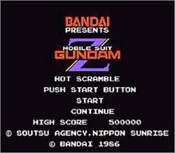 Pantallazo de Mobile Suit Gundam Z: Hot Scramble para Nintendo (NES)