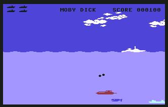 Pantallazo de Moby Dick para Commodore 64