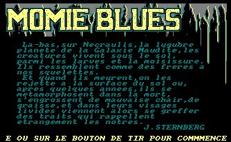 Pantallazo de Momie Blues para Amstrad CPC