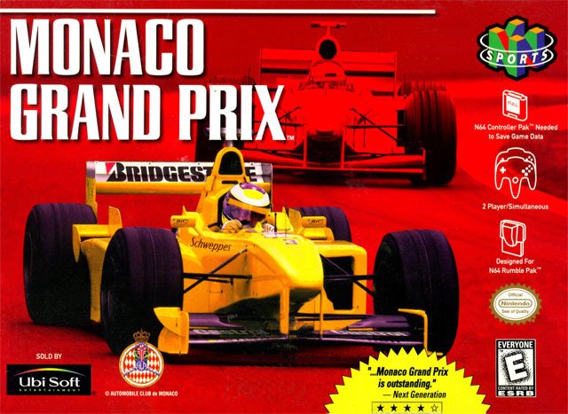 Caratula de Monaco Grand Prix para Nintendo 64