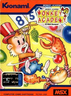 Caratula de Monkey Academy para MSX