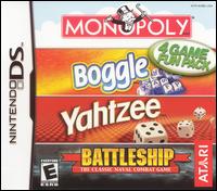 Caratula de Monopoly / Boggle / Yahtzee / Battleship Compilation para Nintendo DS