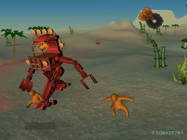 Pantallazo de Monsteca Corral Monsters vs Robots para Wii