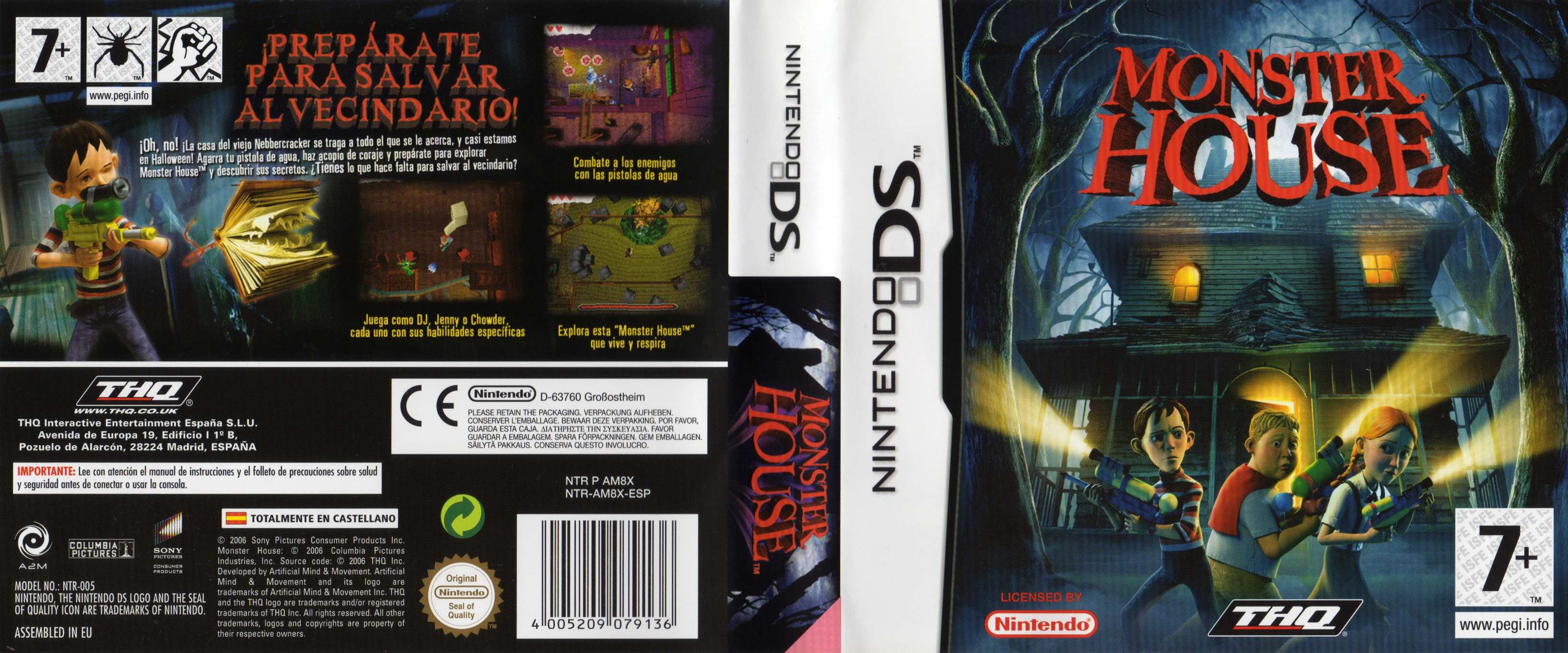 Caratula de Monster House para Nintendo DS