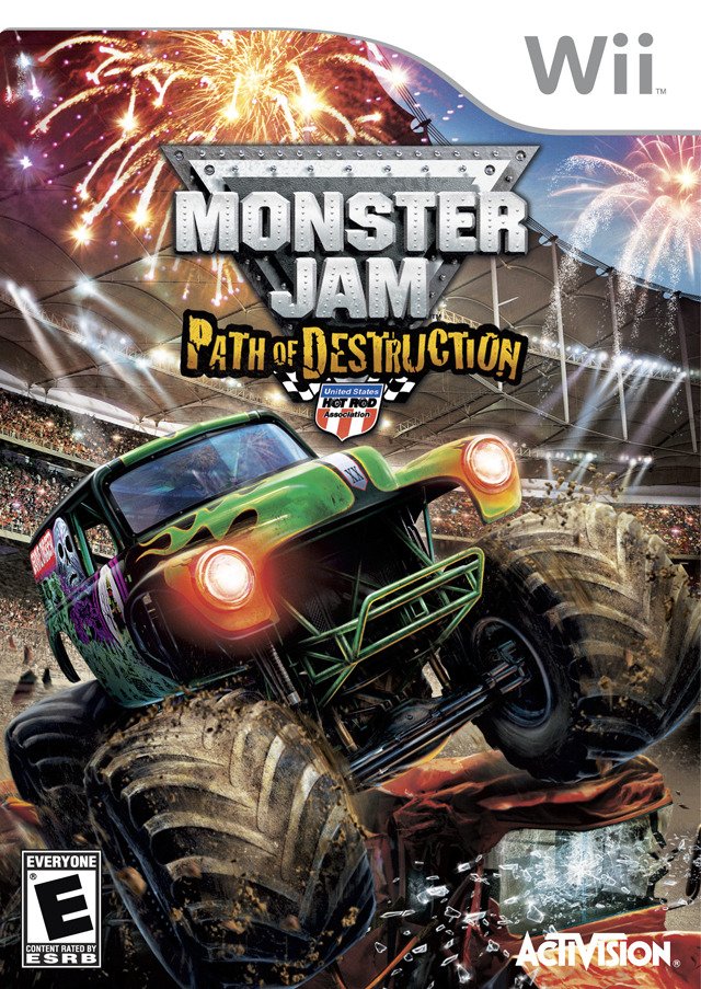 Caratula de Monster Jam: Path of Destruction para Wii