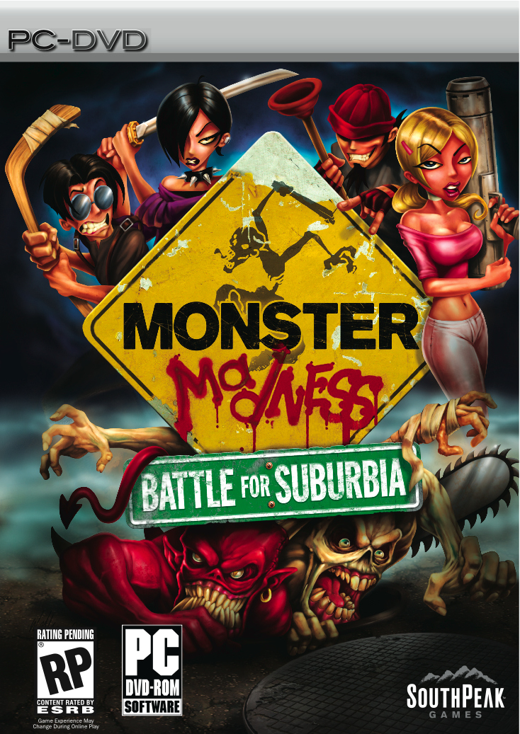 Caratula de Monster Madness: Battle for Suburbia para PC