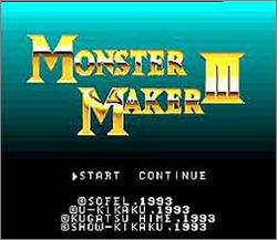 Pantallazo de Monster Maker III: Hikari no Majyutsushi (Japonés) para Super Nintendo