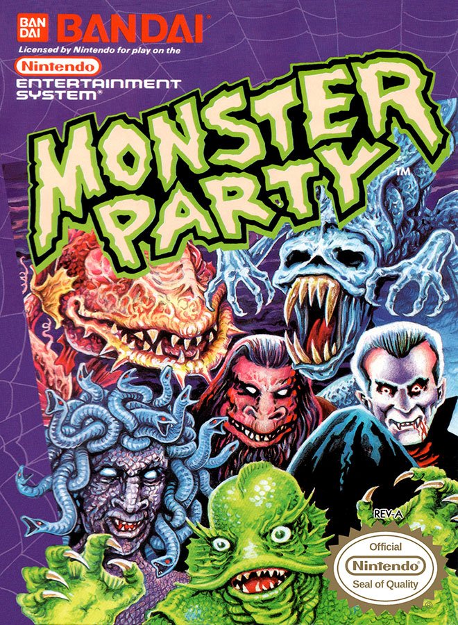 Caratula de Monster Party para Nintendo (NES)
