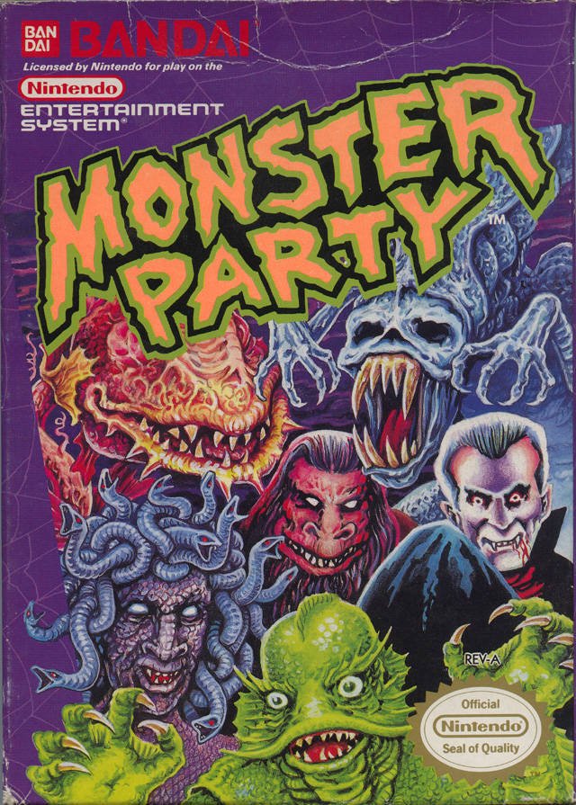 Caratula de Monster Party para Nintendo (NES)