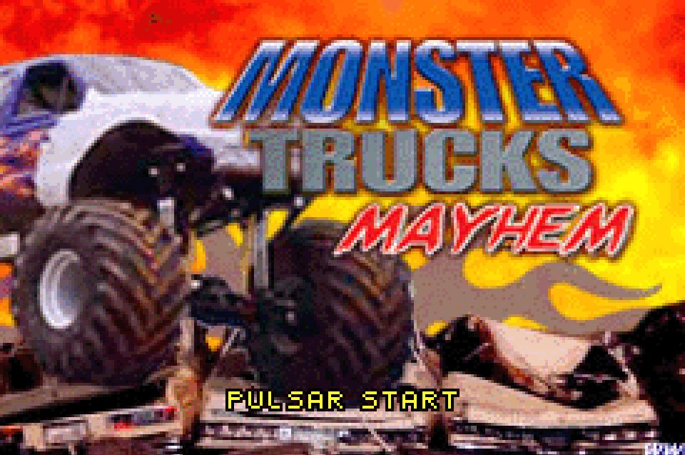 Pantallazo de Monster Trucks Mayhem para Game Boy Advance