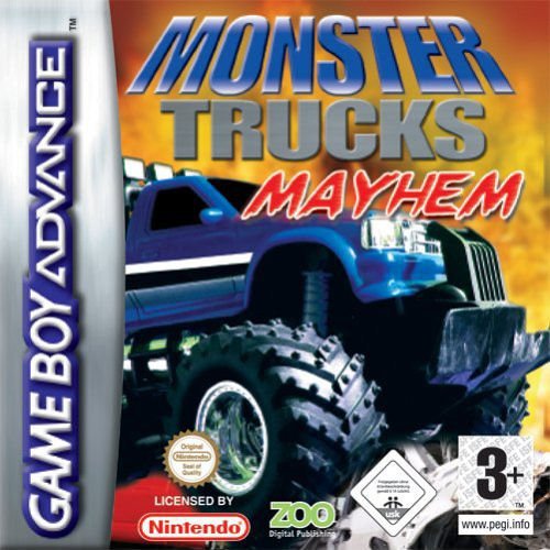 Caratula de Monster Trucks Mayhem para Game Boy Advance