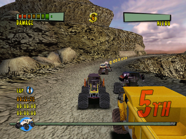 Pantallazo de Monster Trux Extreme: Offroad Edition para Wii