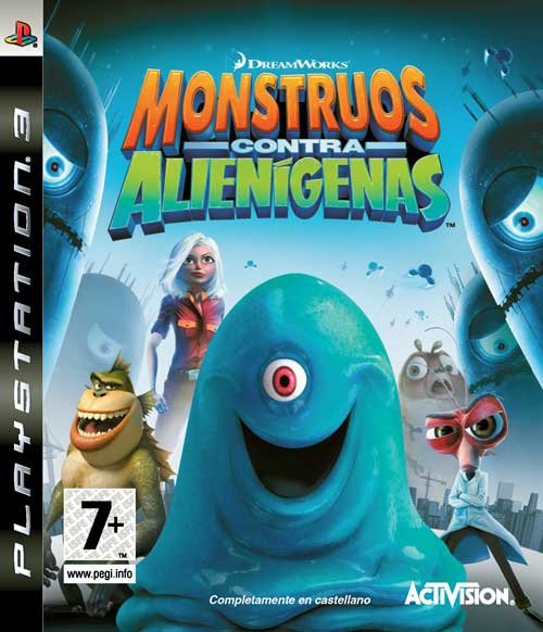 Caratula de Monstruos contra Alienígenas para PlayStation 3